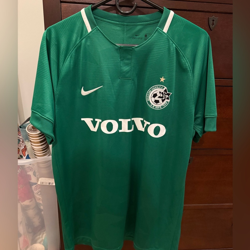 Maccabi Haifa FC Nike Jersey Size L Israel Football Team NWOT
